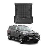 OMAC Premium Bandeja Maletero Alfombrilla para Mercedes GLS 2015-2019 Negro TPE
